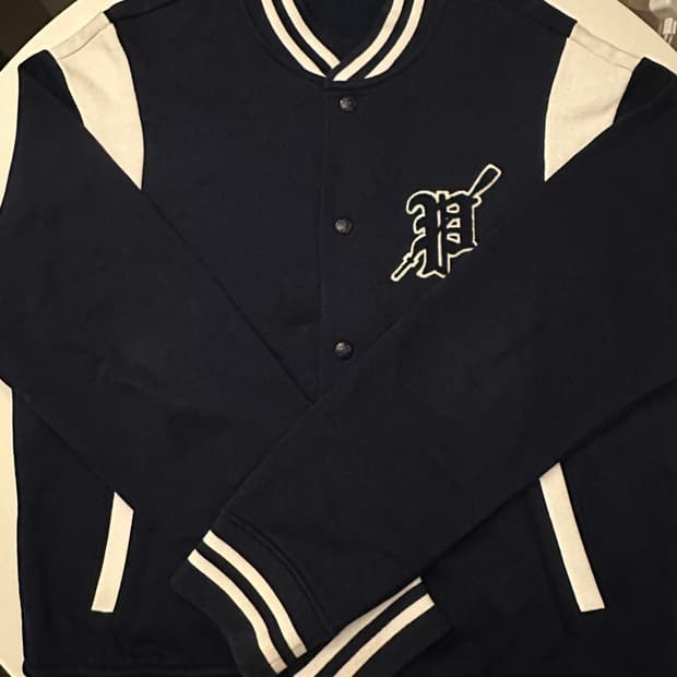 폴로 랄프로렌 남성 P 로고 바시티 자켓 L 