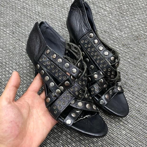 (Double M)2000s Studded Strappy Bondage 