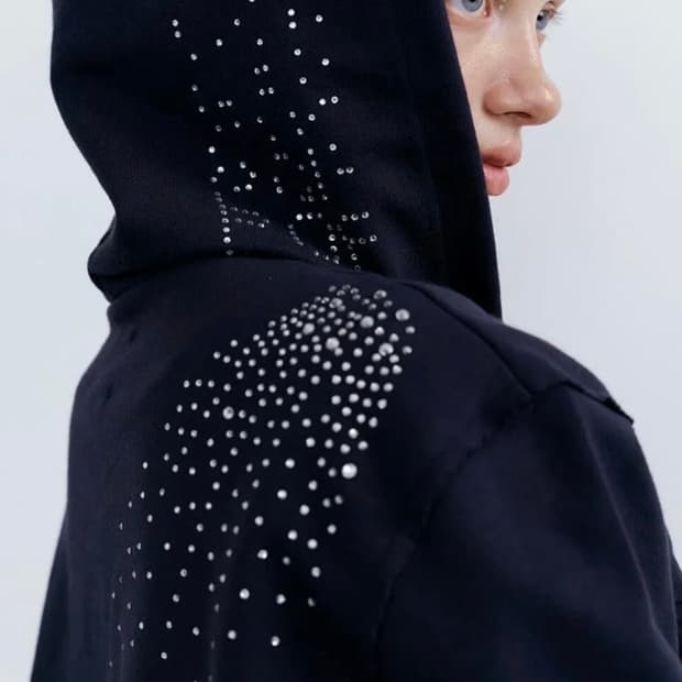 포지프레클즈 Crystal Reversible Hoodie