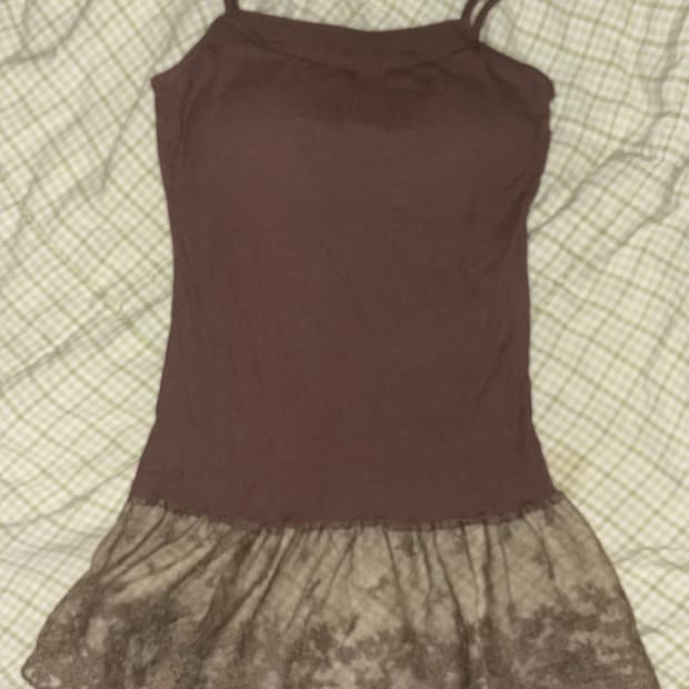 빈티지 모리걸 나시