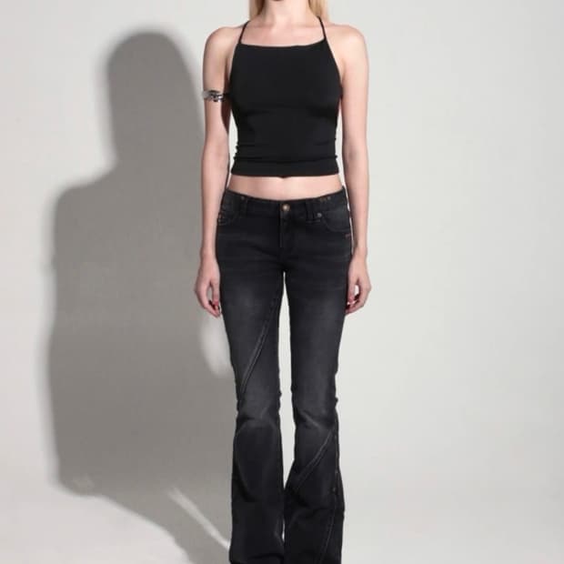 독타 NOKIA 블랙진 부츠컷 바지