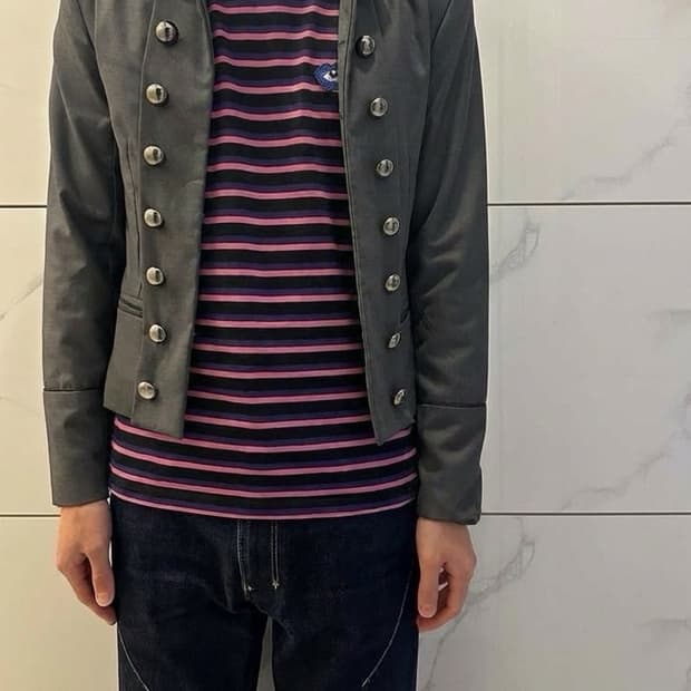 엠엠아이씨 아이볼 투 스트라이프패턴 롱슬리브