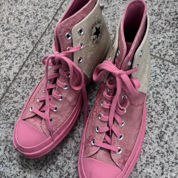 컨버스 x 펑첸왕 척 70 투인원 쿼츠 핑크 280