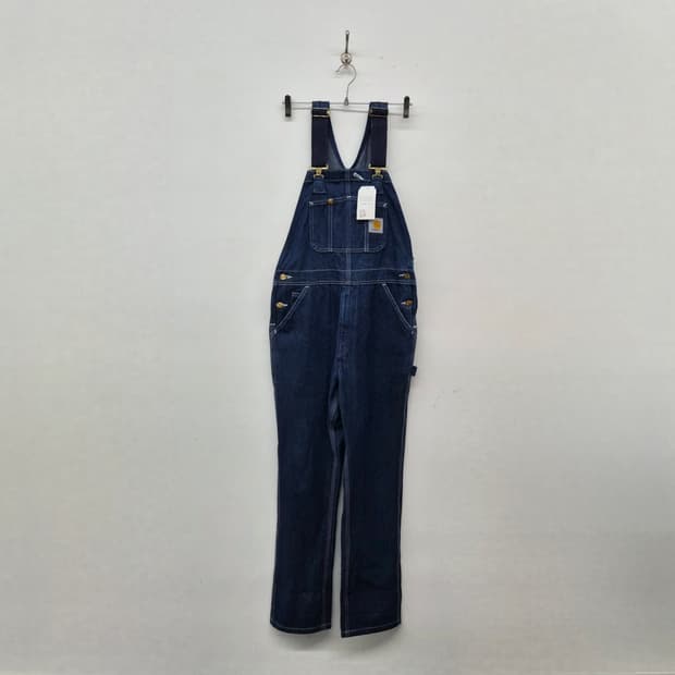 칼하트 데님 오버롤 멜빵바지 34in