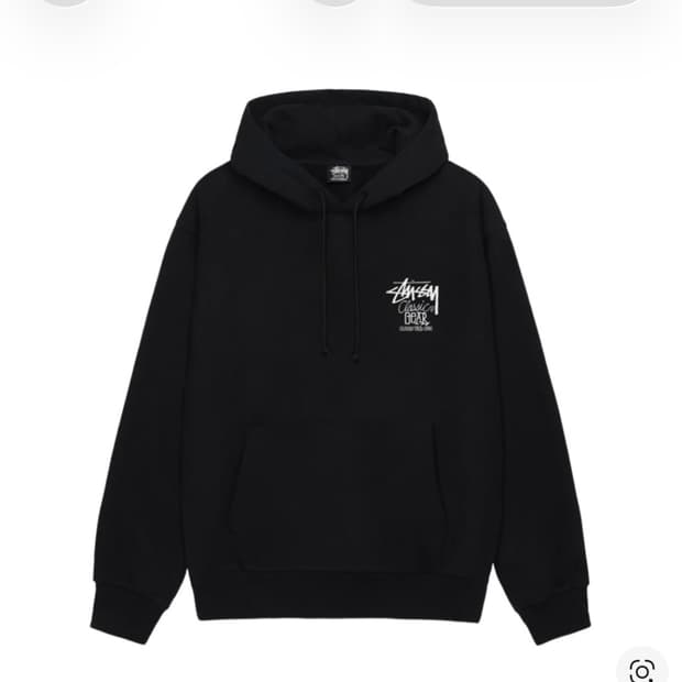 스투시 클래식 기어 후드티 블랙XL 새상품