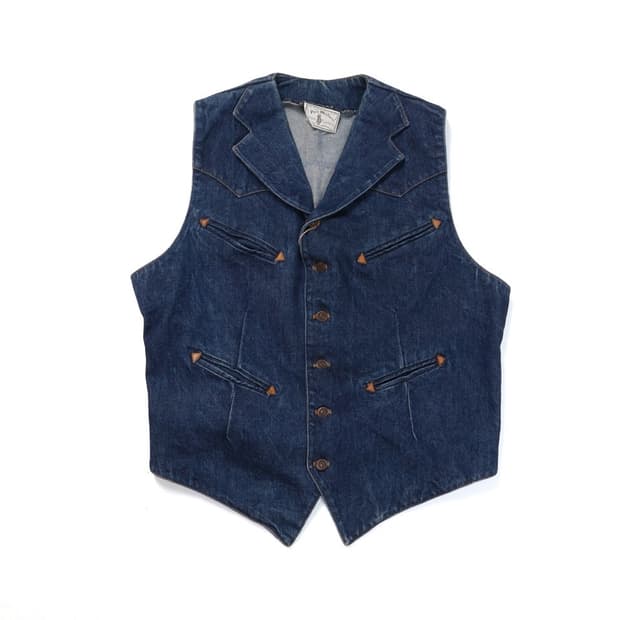 70sPolo Western Ralph Lauren Denim Vest