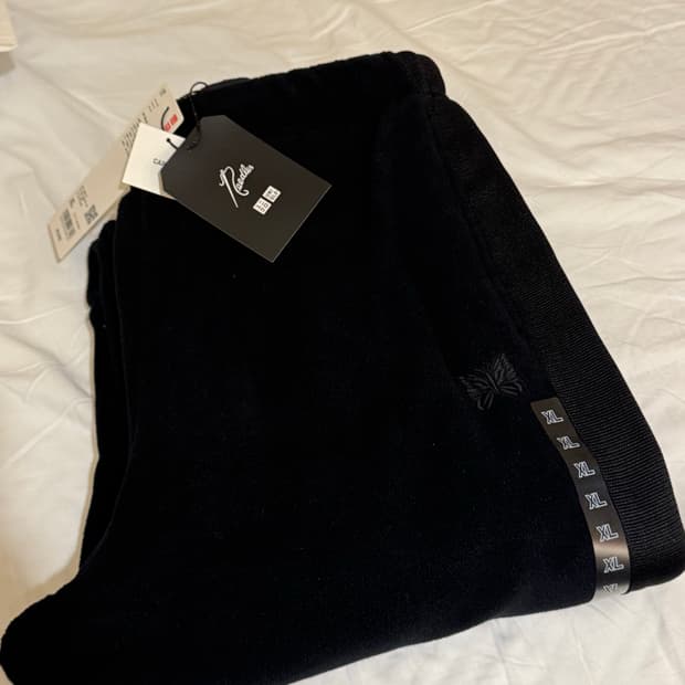 XL 유니클로 니들스 플리스팬츠 블랙