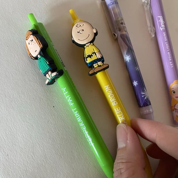 디즈니 겨울왕국/스누피 캐릭터 볼펜 세트