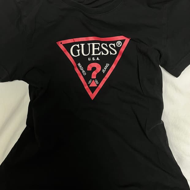 게스 여성 반팔티 블랙 s