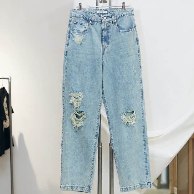 Damaged Denim Jeans