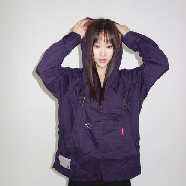 피그 멜빵 후드