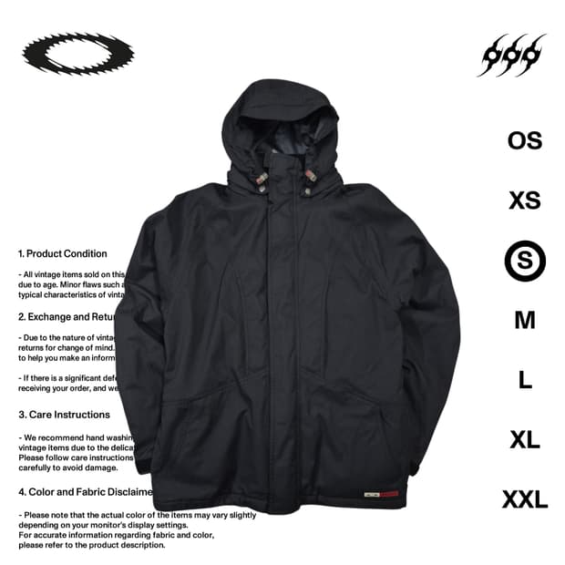 오클리 소프트웨어 00S 나일론 내피 S사이즈 자켓