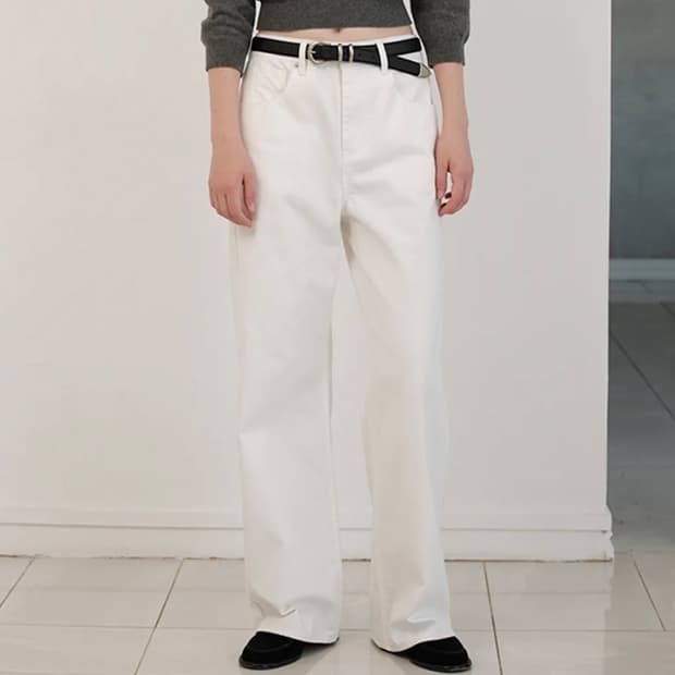 더바넷 Lea Slub Denim Pants M (새상품)