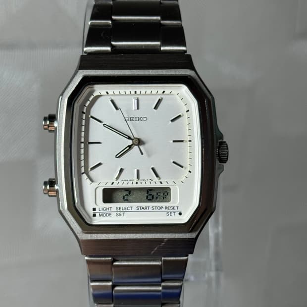 빈티지 세이코 아나디지 ana-digi 손목시계