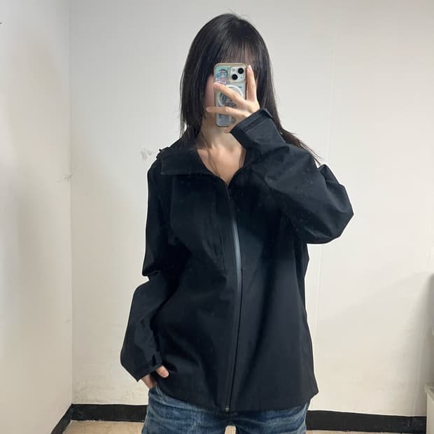 Uniqlo Black Windbreaker
