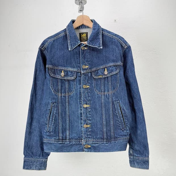 리 90s 아메리카 데님 라이더 자켓