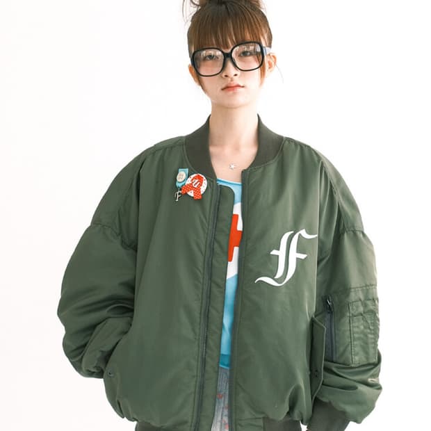 샵페어리 봄버자켓 카키