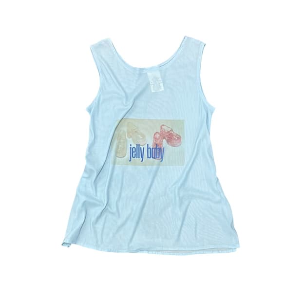 Jelly Baby See-Through Blue Sleeveless 