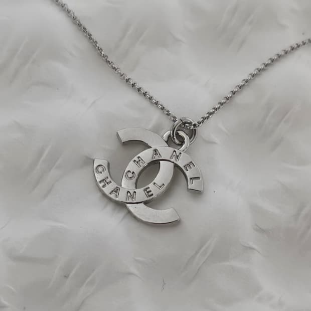 925실버 샤넬 정품 빈티지 업사이클링 목걸이