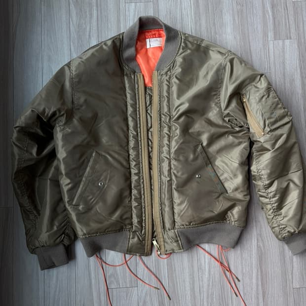 [F] 77CIRCA 나나서카 MA-1 항공점퍼 자켓