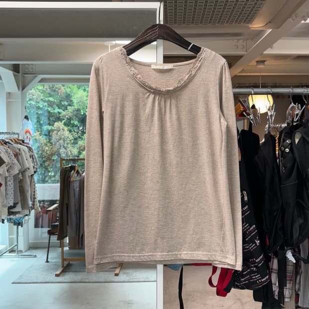 Olive de olive 레이스 롱슬리브