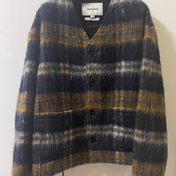 토니웩 23fw 모헤어 가디건/블루종