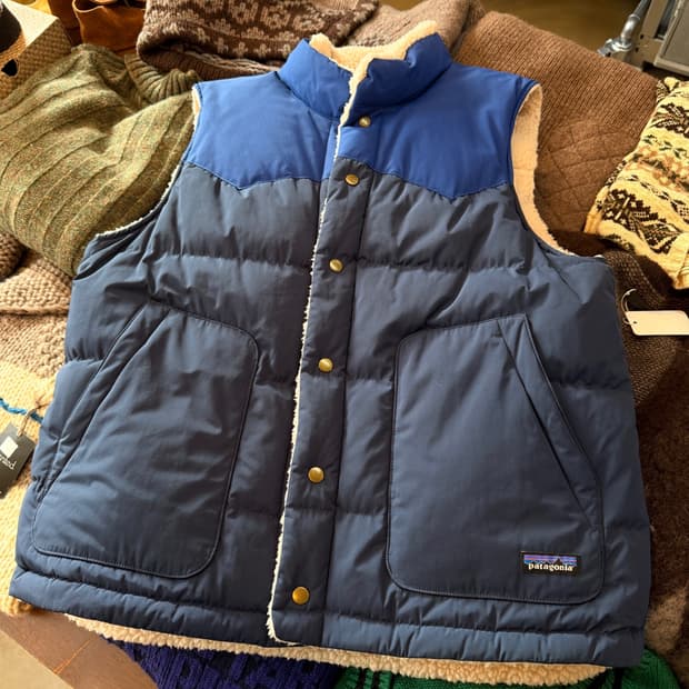 파타고니아 리버시블 비비 다운 베스트 L