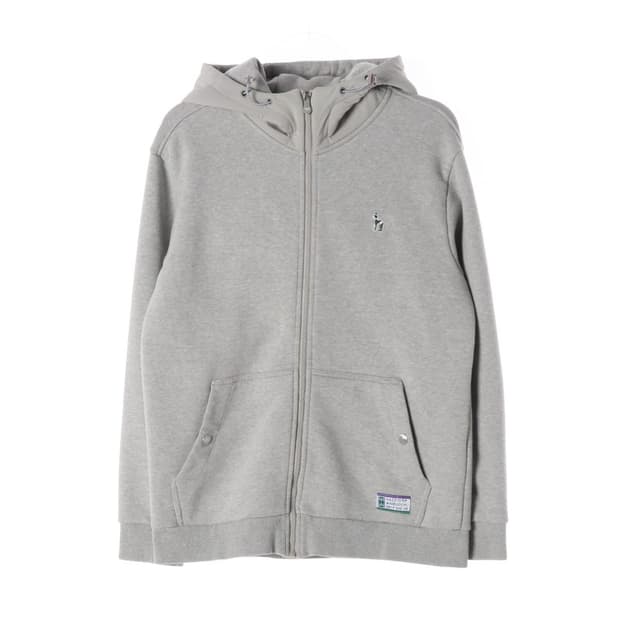 헤지스 x 윔블던 콜라보 자수 로고 후드 집업 그레이 L