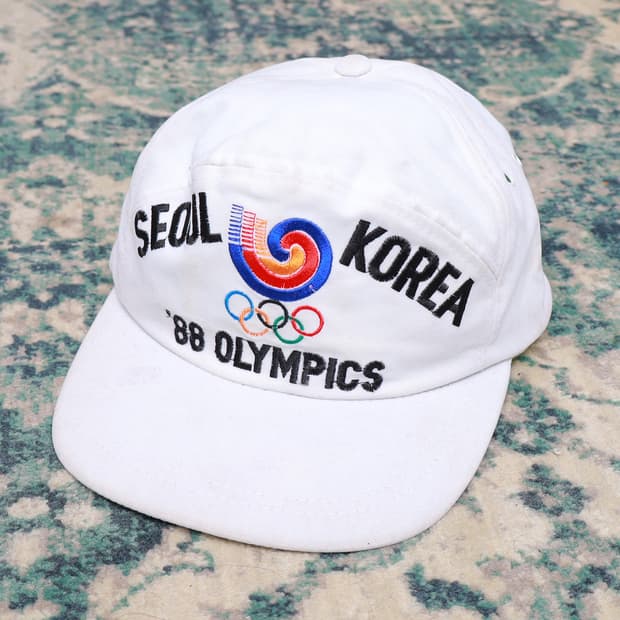 VTG 빈티지 1988 서울 올림픽 기념 모자 볼캡