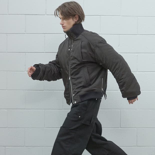 새상품) 하이넥 MA-1 보머 자켓 블루종 BK