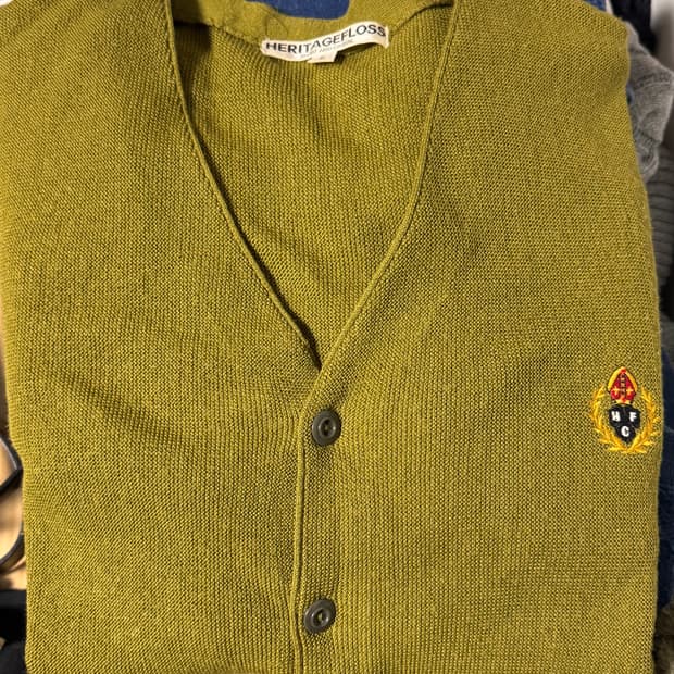 헤리티지플로스 가디건 L