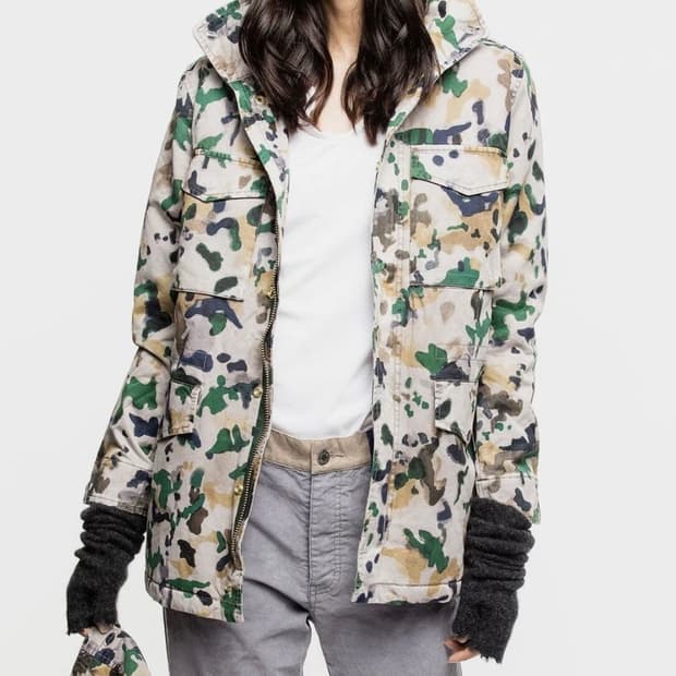 쟈딕앤볼테르 m65 카모 필드자켓