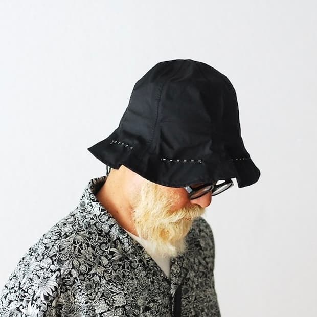 핸더스킴 나일론 킨차쿠 햇 스몰백 버킷햇 캐피탈 비즈빔