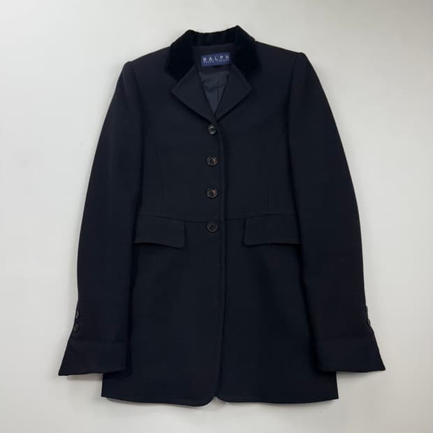 폴로 랄프로렌 4버튼 벨벳포인트 울코트