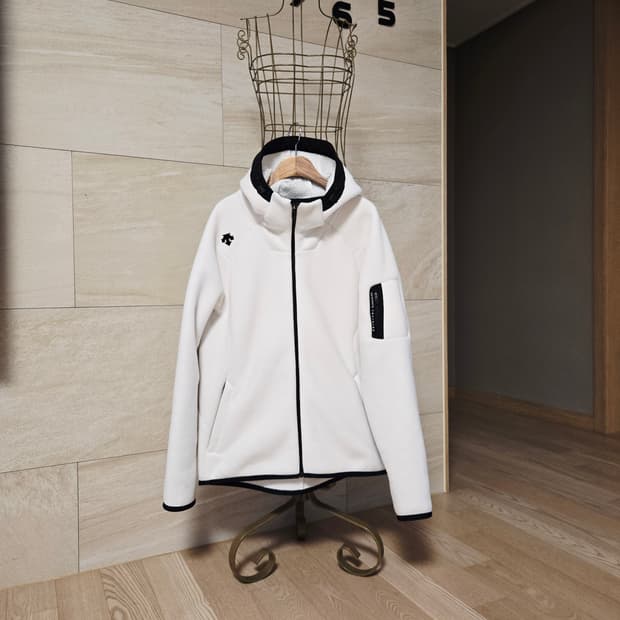 [XL] 데상트 남성 플리스 후드 자켓