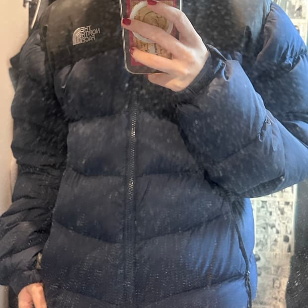 노스페이스 700 네이비 패딩