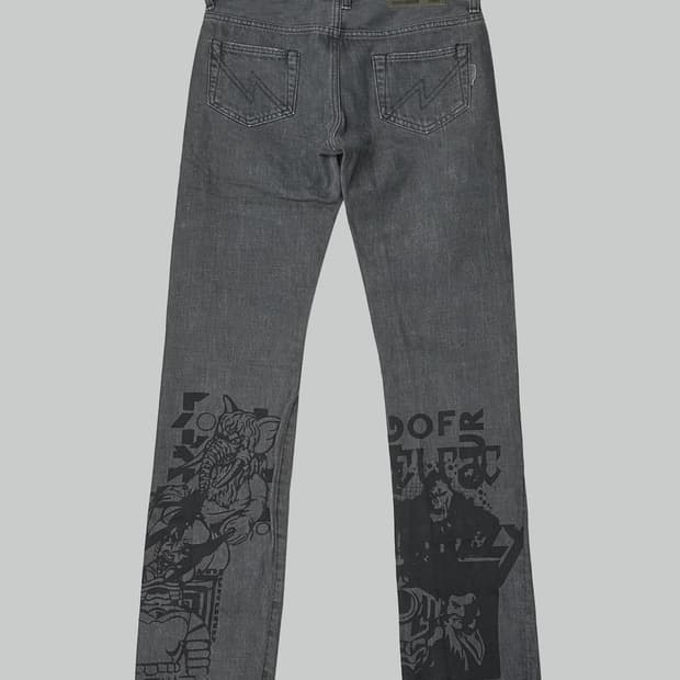 내이버후드 그래픽 데님