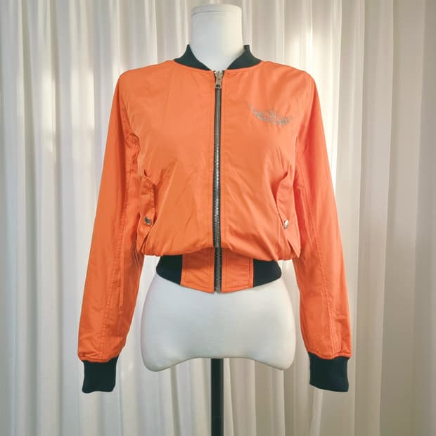 에고이스트 블루종 봄버 점퍼 자켓 (55) 상태양호/드라이완료