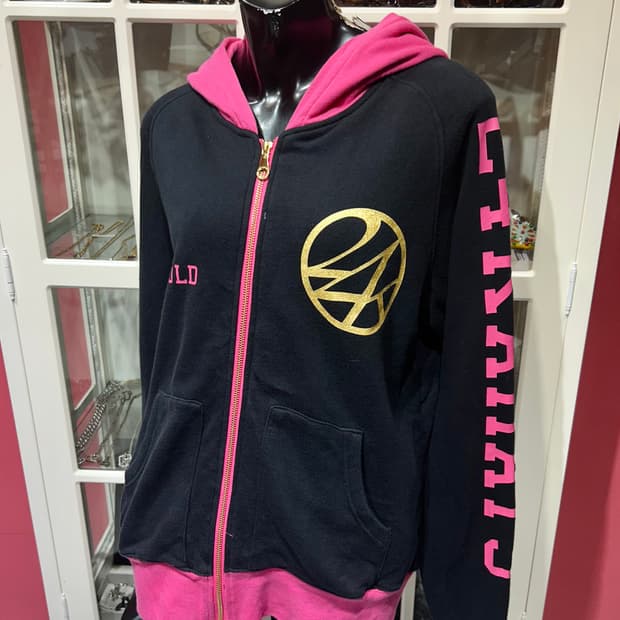 24 karats hooded zip up 24 캐럿츠 로고 후드집업