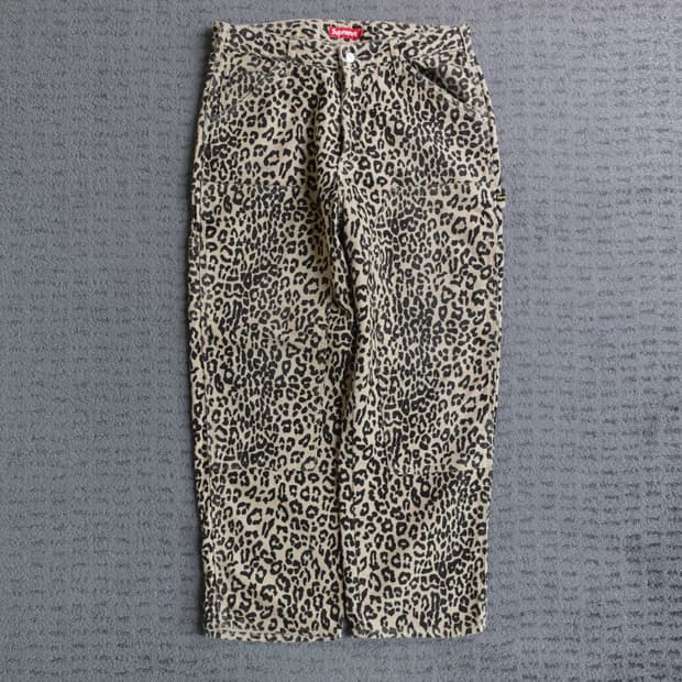 슈프림 몰스킨 더블니 팬츠 32