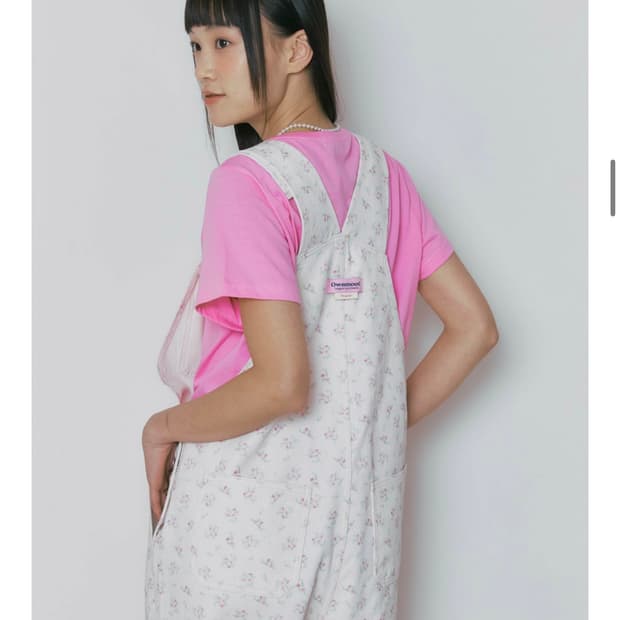 온무드 멜빵바지 오버롤