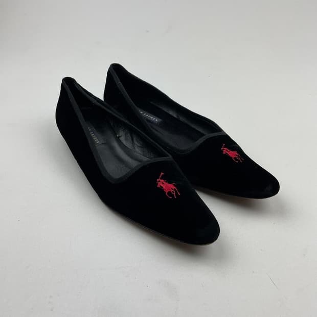 랄프로렌 폴로 블랙라벨 플랫슈즈