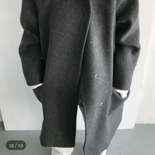 새상품) 에옹쓰 2025 Mannish Half Coat 