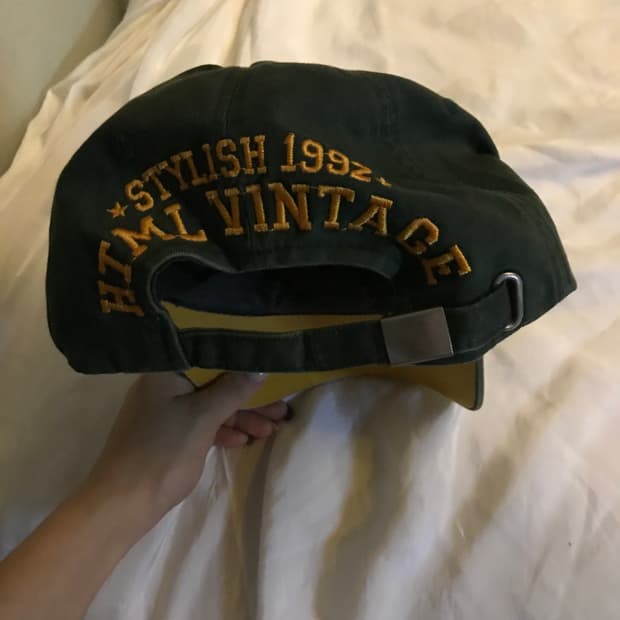 JPN Vintage 빈티지 그린 볼캡