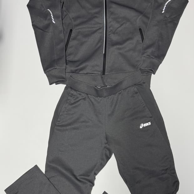 아식스 기능성 트레이닝 세트 져지 바지 M