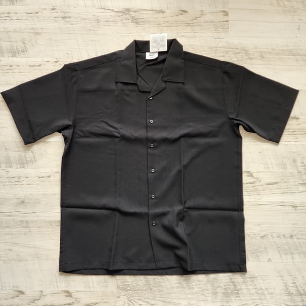 (새상품)Johnny west 쟈니웨스트 블랙 반팔 셔츠(105~110)