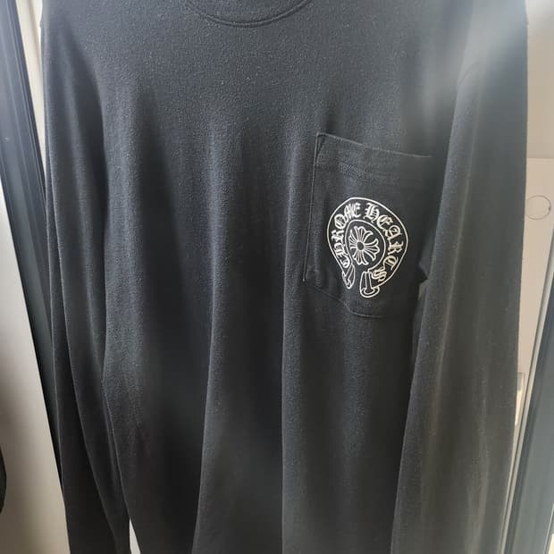 크롬하츠 홀스슈 플로랄 롱슬리브 m