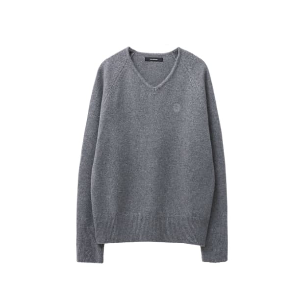 999휴머니티 메리노 울 브이넥 니트