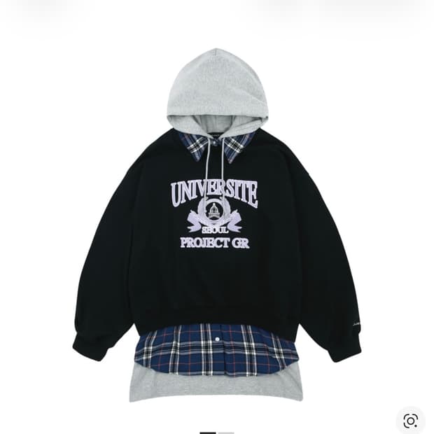 프로젝트지알 3 레이어드 스웻셔츠 블랙[2]