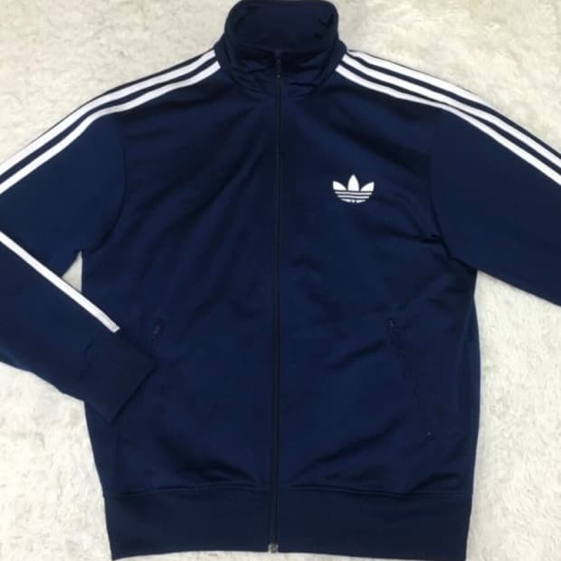 105 아디다스 파이어버드 네이비 져지 트랙탑